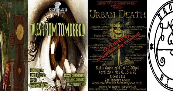 Hollywood Fringe Zoe Escapade Games Force of Nature Productions Zombie Joes Urban Death Order of Bileth Speakeasy Sociey